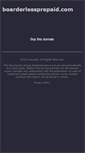 Mobile Screenshot of boarderlessprepaid.com